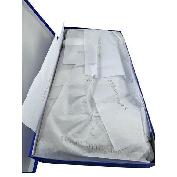 Stuart Weitzman $850 NAOMI 50 Woman’s Knee High Boots Size 9B NIB Black Suede - Picture 6 of 12